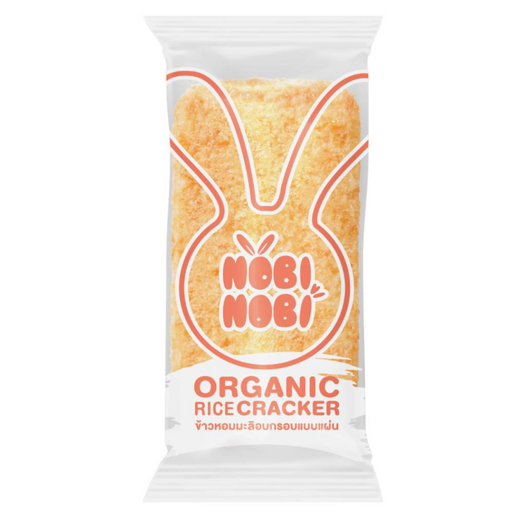 [HALAL] Nobi Nobi Organic Rice Crackers (80g) (18m+) Ready To Eat Baby Rice Snacks /Travel Food /Baby Food