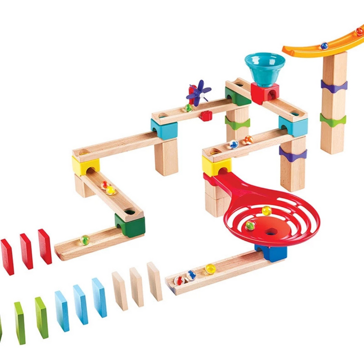 Hape 1101 Marble Run Race Track with domino STEM Toys