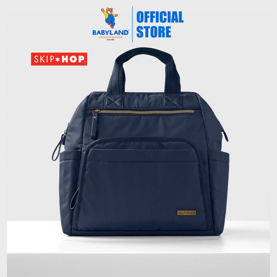 Skip Hop Mainframe Wide Open Diaper Backpack - Midnight Navy