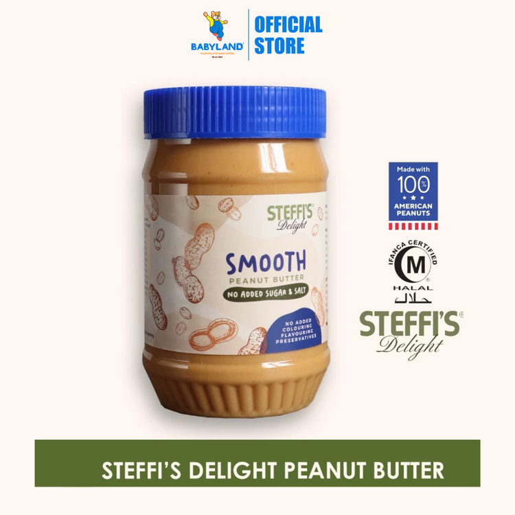 Steffi's Smooth Peanut Butter 453g - Halal