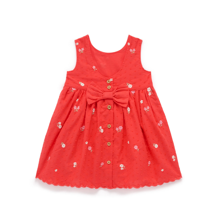 Purebaby Organic Blossom Broderie Baby Blossom Dress (6-12m)