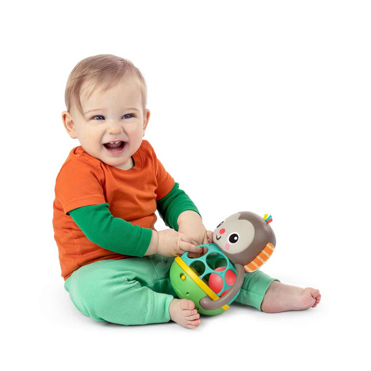 Bright Starts Grab & Giggle Monkey Multi Sensory Toy (6m+)