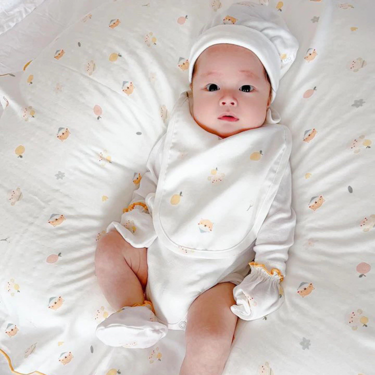 Granny Ben TENCEL Muslin Baby Mittens & Socks