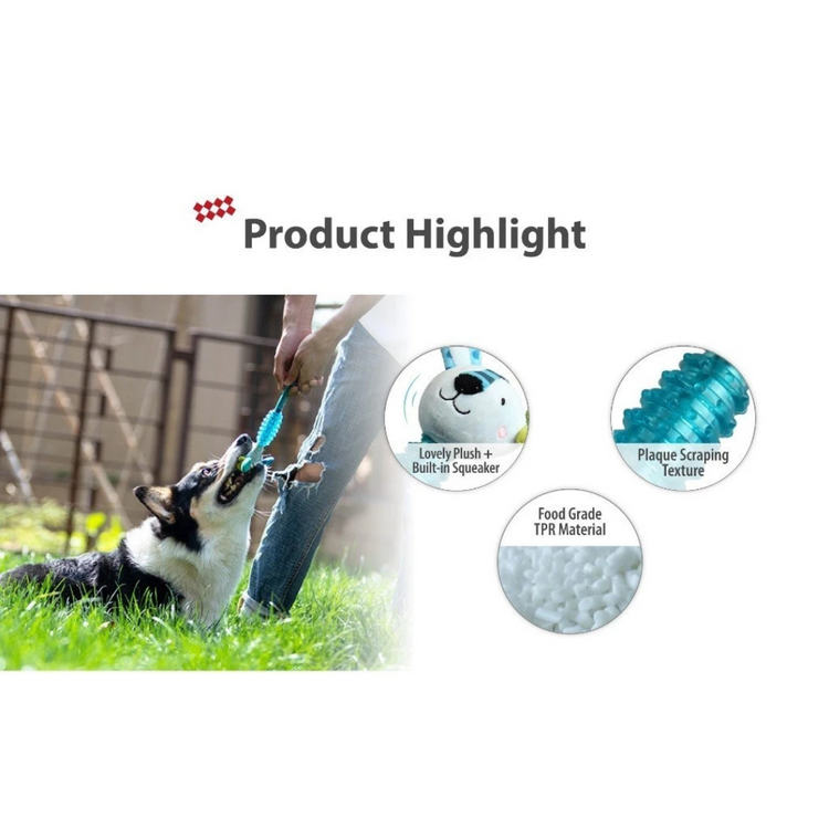 GiGwi Suppa Puppa Dog Toy Squeaker - Plush