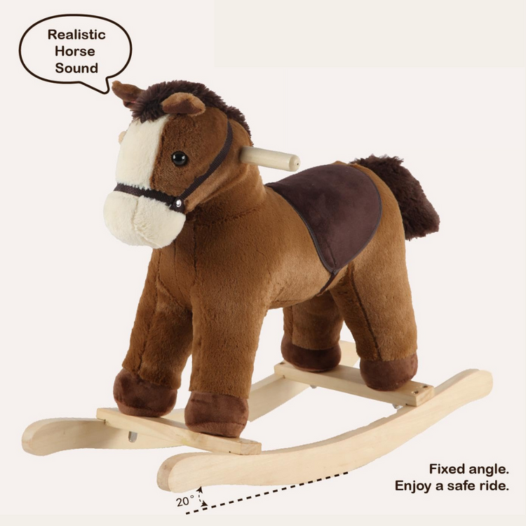 Marvellous Toby Rocking Horse With Realistic HorseSounds
