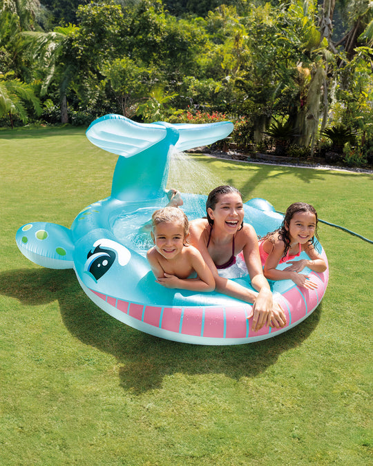 Intex Whale Inflatable Spray Kiddie Pool 2y+