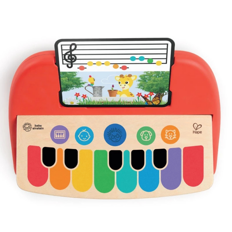 Hape Baby Einstein Cal's First Melodies Wooden Piano 8 Keys Music Toys For Kids Age 6 Month+