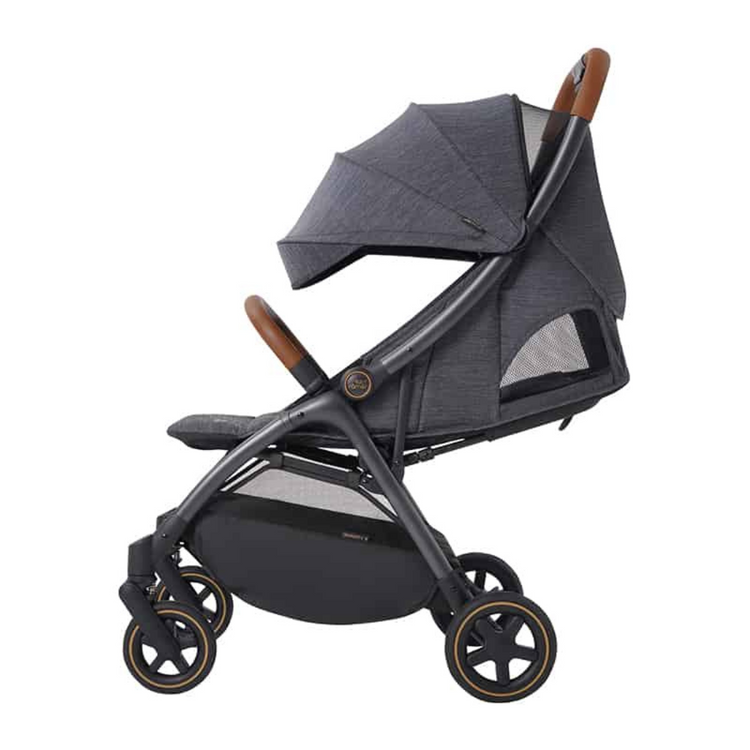 [ Display Unit ] Britax Gravity II Auto One-Handed Fold Stroller - Marble Blue (Birth - 22kg/4 Years Old)