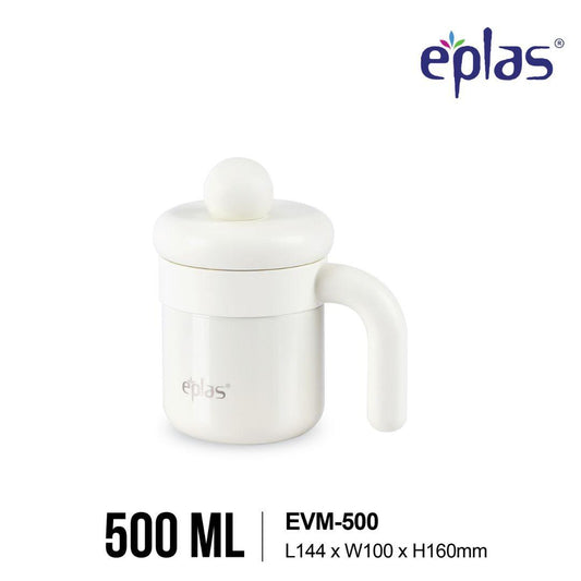 EE JIA Eplas Vacuum Macaron Hand Mug 500ml (EVM-500) (Random Colour)