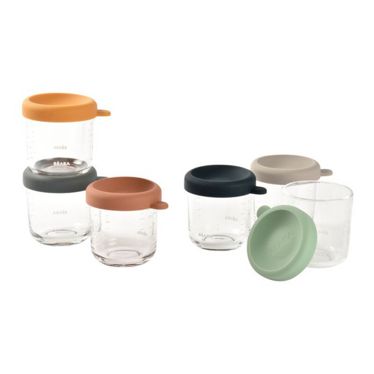 Beaba Glass Portion Jars 5oz (6x250ml)