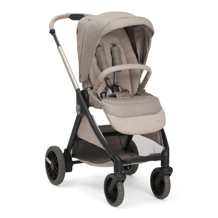 Chicco Bellagio Primo Two Ways Facing Auto Fold Stroller - Como Lake (0-22kg) (Merino Wool, Tencel, Bamboo)