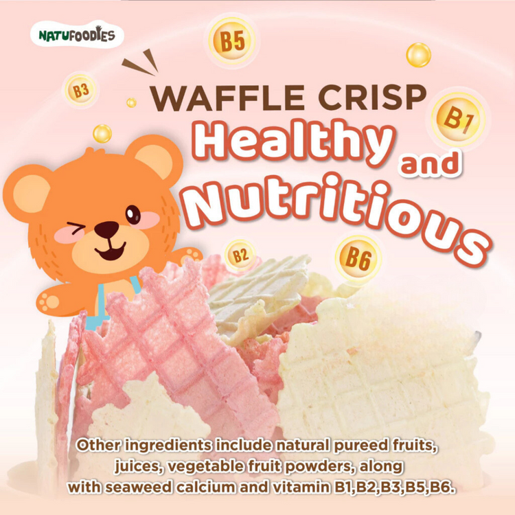 Natufoodies Waffle Crisp 20g (8 months +)