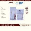 Hoppi 99% Water Wipes 20's x 5 -In- 1 Bundle