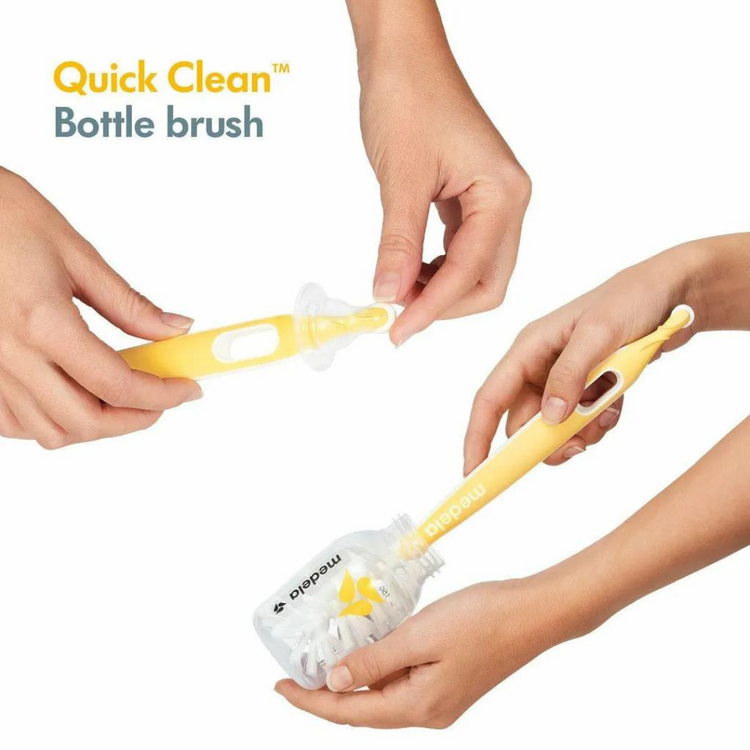 Medela Quick Clean Bottle & Teat Brush With Stand