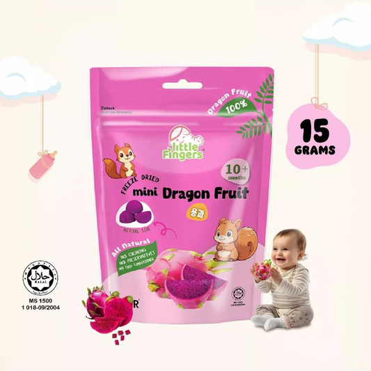 Little Fingers Freeze Dried Mini Dragon Fruits 15g (10 months+)