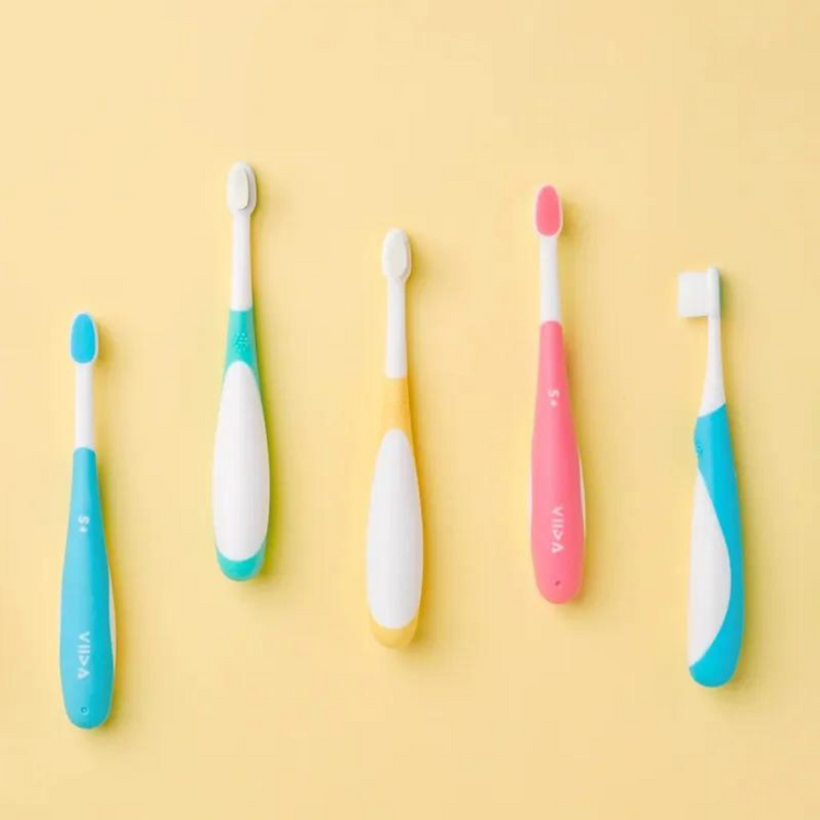 Viida Joy Toothbrush (S) - (Baby Blue/Turquoise Green)