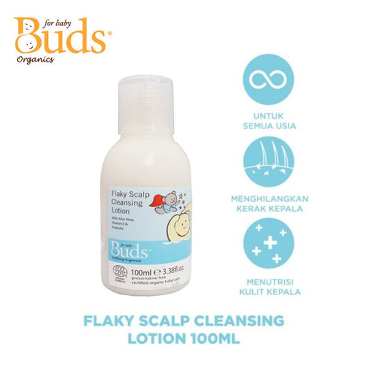 Buds Soothing Organics Flaky Scalp Cleansing Lotion 100ml