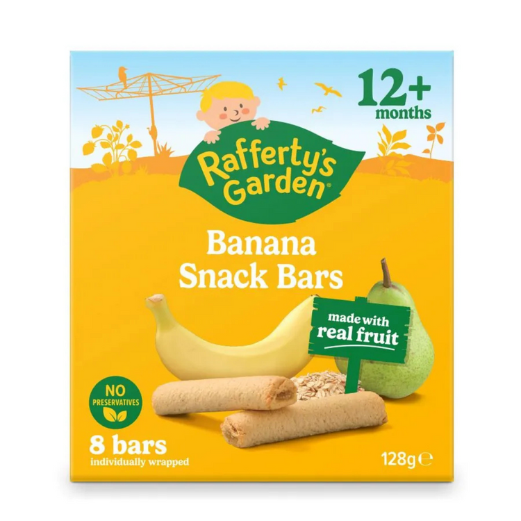 Rafferty's Garden Snack Bars 128g (12+ months)
