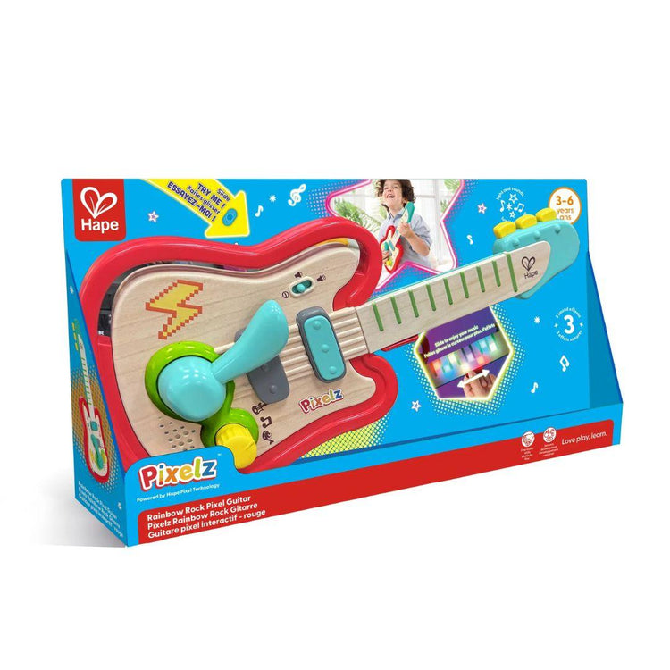 Hape 0649 Rainbow Rock Pixel Guitar (3-6yrs)