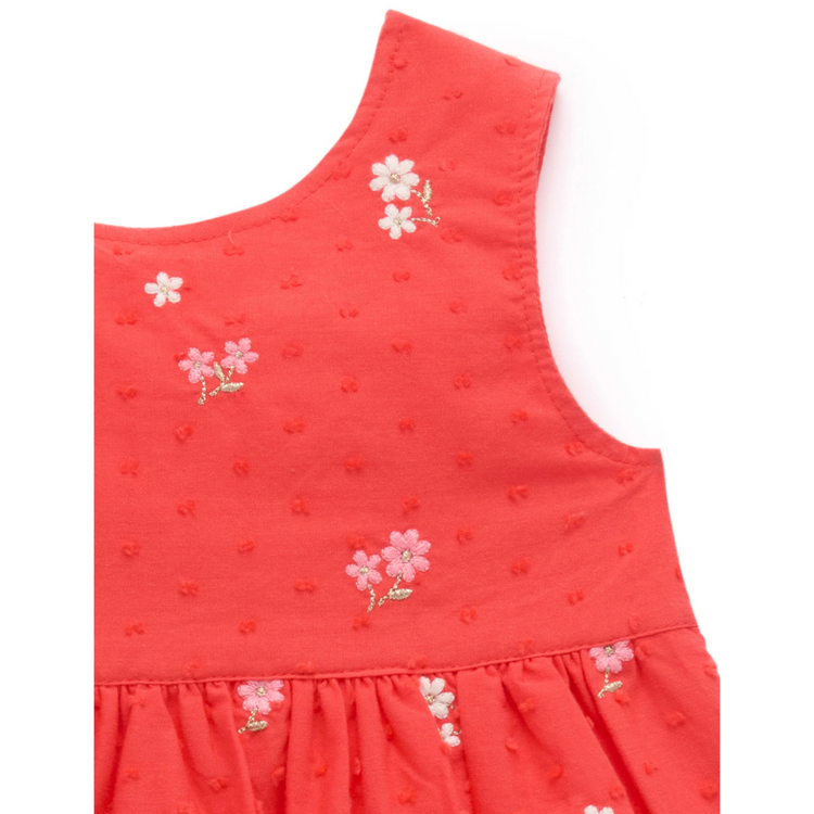 Purebaby Organic Blossom Broderie Baby Blossom Dress (6-12m)