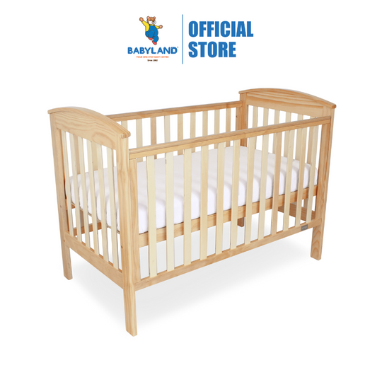 Babyhood Classic Curve 4-in-1 Cot - Natural