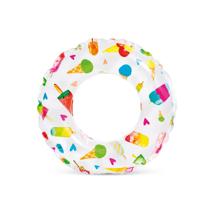 Intex 20in Lively Print Swim Rings IT 59230NP Random Print 1 unit (3-6yrs) - Wet Set Collection