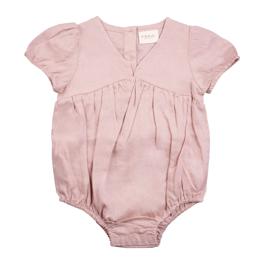 Hatch Signature Linen Romper