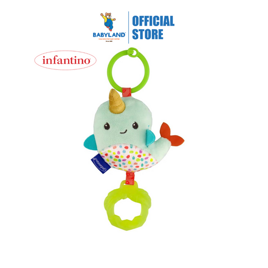 Infantino Chrime & Go Tag Along Pal - Narwhal (0m+)