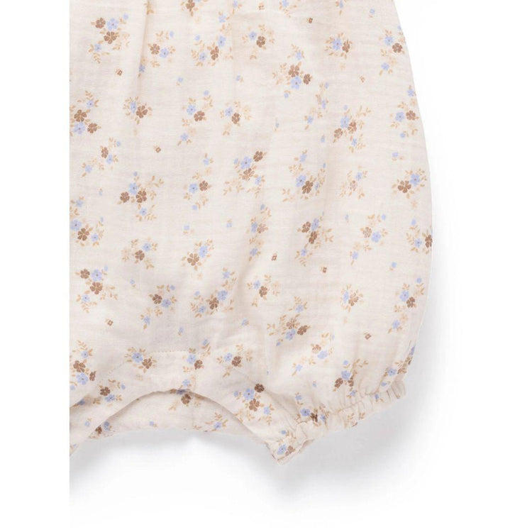 Purebaby Organic Garden Ditsy Print Baby Garden Floral Romper