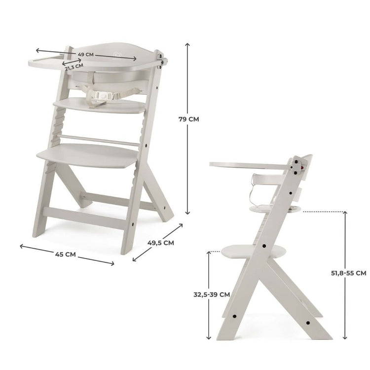 Kinderkraft Enock High Chair - White