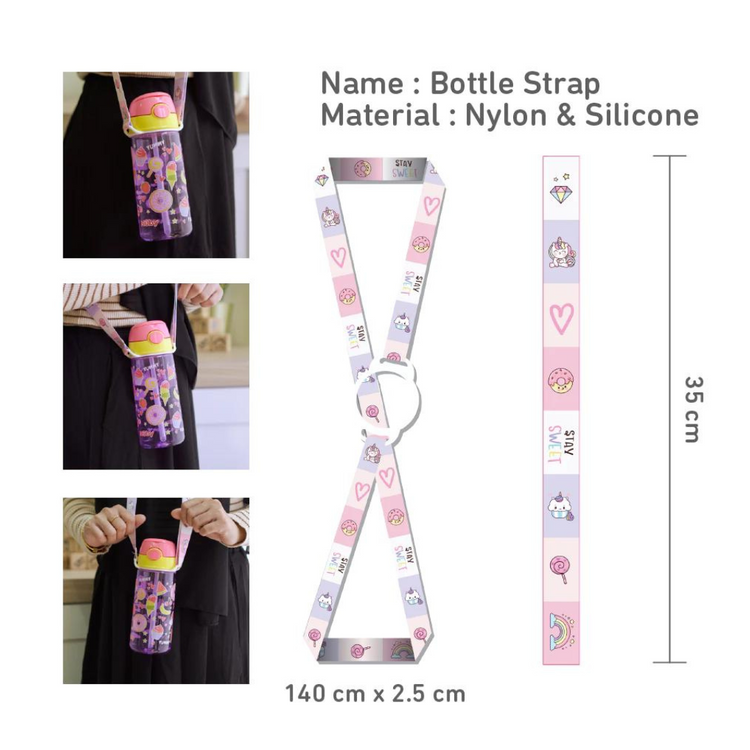 Nuby Bottle Strap - Unicorn Design