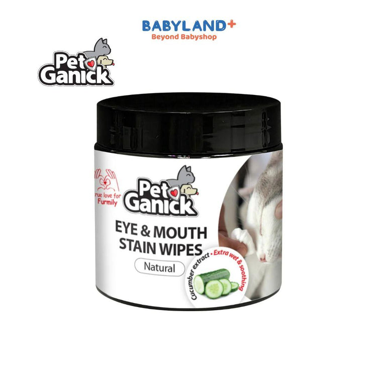 Pet Ganick Eye & Mouth Stain Wipes (100PCS)