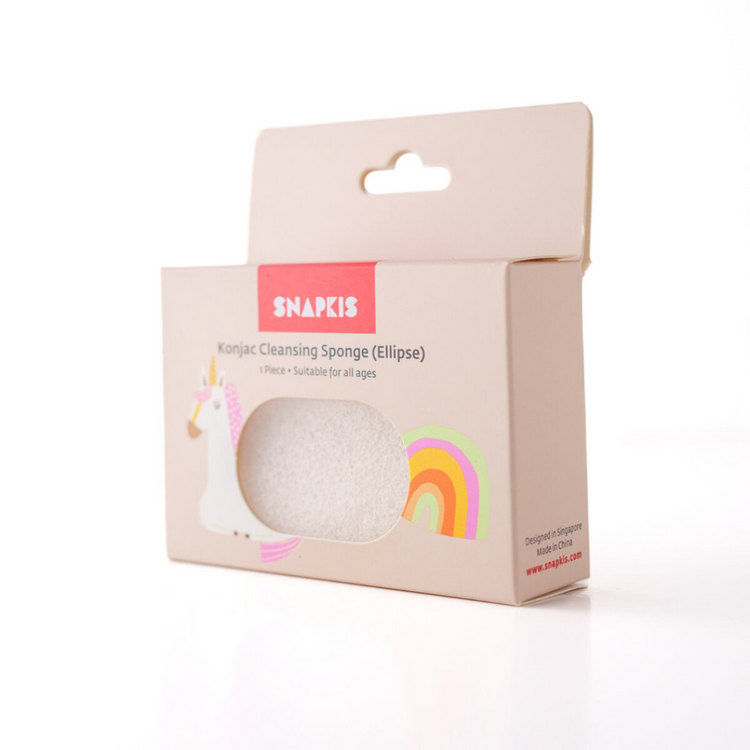 Snapkis Konjac Cleansing Sponge (S) Ellipse