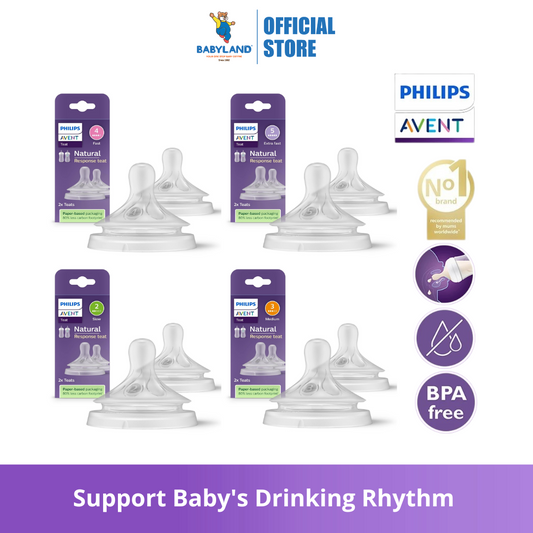 Philips Avent Natural Response Nipple Baby Teat Flow 2 to 6 (2pcs)