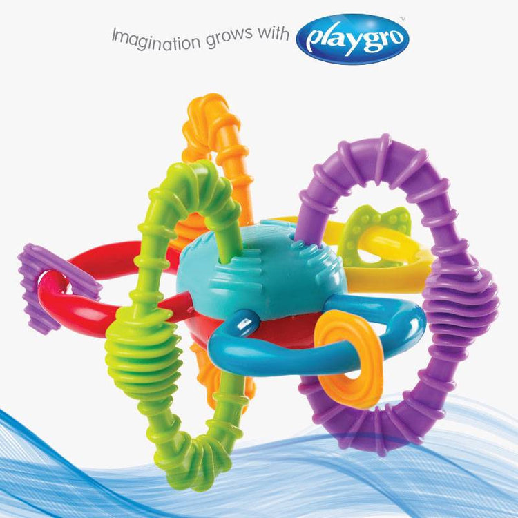 Playgro Bend & Twist Teething Rattle (6m+)