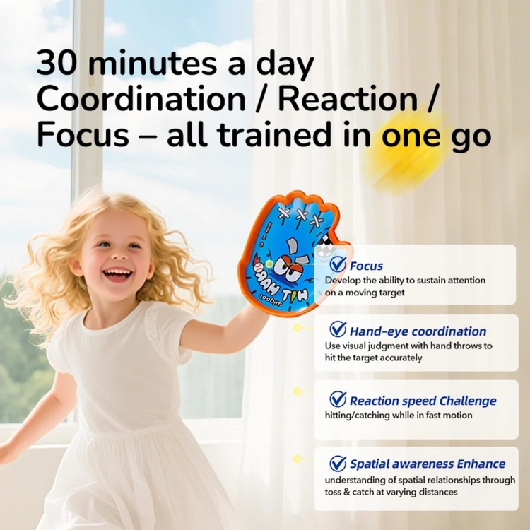 Mideer Suction Ball Set - Fun Suction Paddle Throw & Catch Game for Kids and Family Outdoor Play