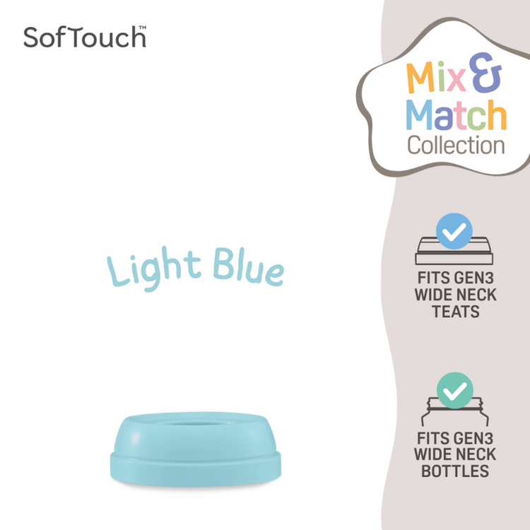 Pigeon SofTouch Wide-Neck Mix and Match Bottle Cap (3rd Gen Bottles)