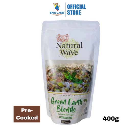 Mamami Natural Wave Green Earth Blends 400g | 4 Servings | Nutrient Dense | Pre-Cooked Meals