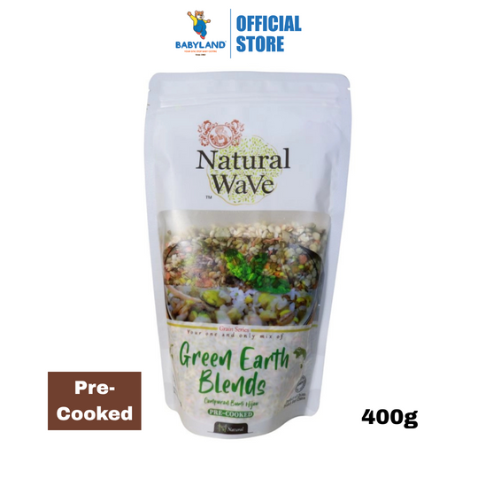 Mamami Natural Wave Green Earth Blends 400g | 4 Servings | Nutrient Dense | Pre-Cooked Meals