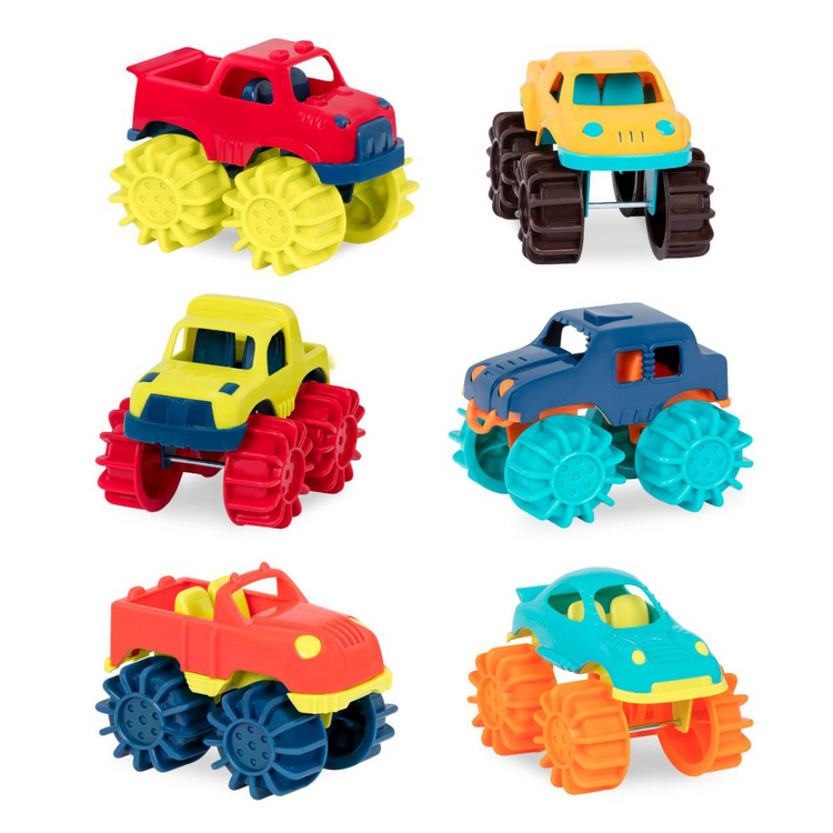 B.Toys 1807 Mini Monster Trucks (6pcs) (2y+)