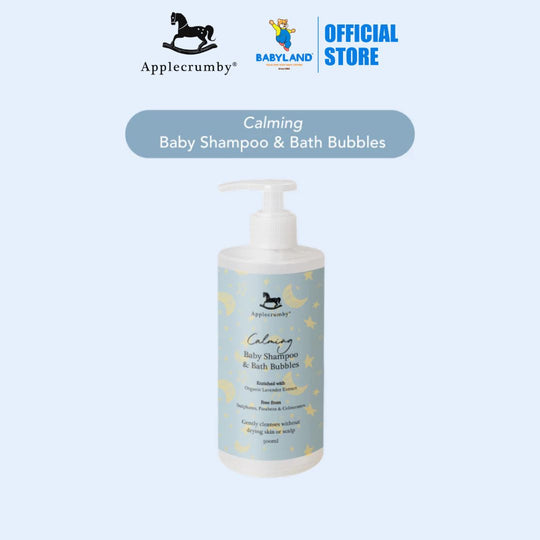 Applecrumby Calming Baby Shampoo & Bath Bubbles 500ml
