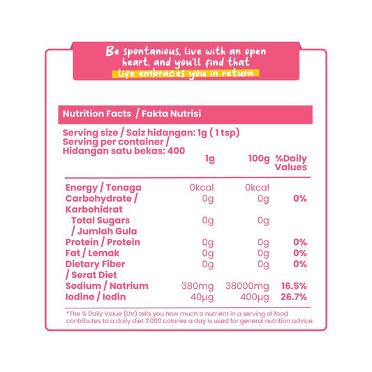 Love Earth Himalaya Mineral Rock Salt 400g