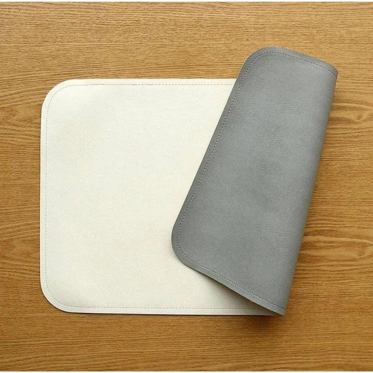 Joey & Mom Double-Sided Vegan Leather Baby Diaper Changing Mat | Foldable, Water-Resistant & Easy-to-Clean Diaper Pad