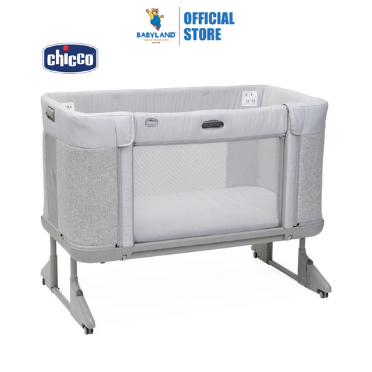 Chicco Next2Me Forever Co Sleeping Cot - Ash Grey (New Born to 22kg)