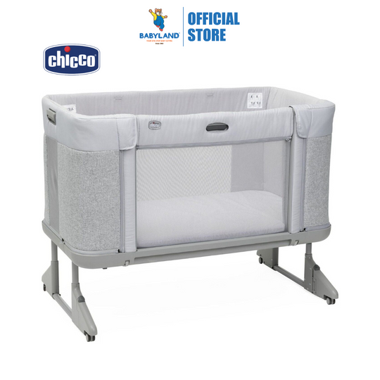 Chicco Next2Me Forever Co Sleeping Cot - Ash Grey (New Born to 22kg)