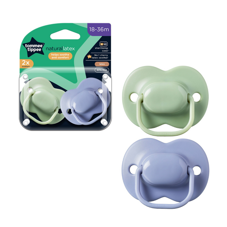 Tommee Tippee Cherry Latex Soother Twin Pack