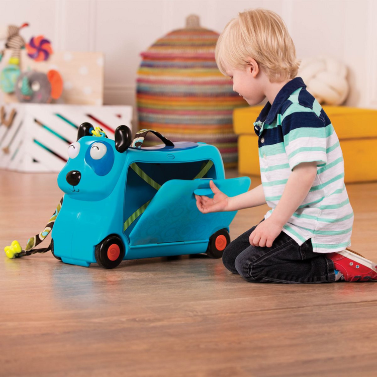 B.Toys Ride-On Suitcase On the Gogo – Woofer (2y+)