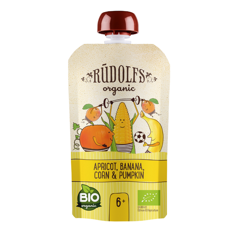 [Halal] Rudolfs Organic Premium Vegetable & Fruits Purees (suitable: 6m+)