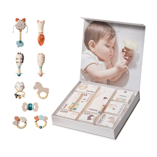 Royalcare Baby Rattle Gift Set (9Pcs)