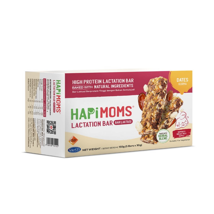 Hapimoms Lactation Bar 150g (5 x 30g)